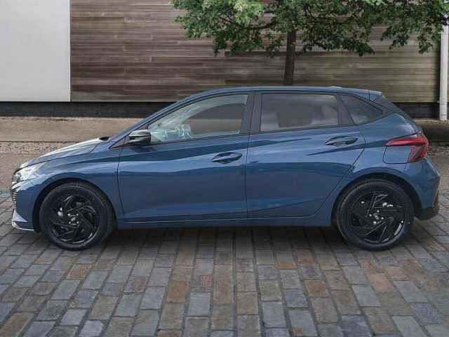 Hyundai I20 1.0 T-GDi Black Line Hatchback 5dr Petrol Manual Euro 6 (s/s) (90 ps) Vibrant Blue Pearl