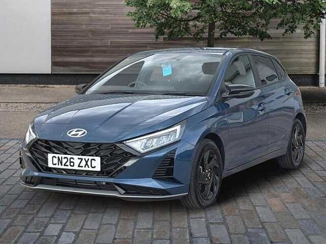 Hyundai I20 1.0 T-GDi Black Line Hatchback 5dr Petrol Manual Euro 6 (s/s) (90 ps) Vibrant Blue Pearl