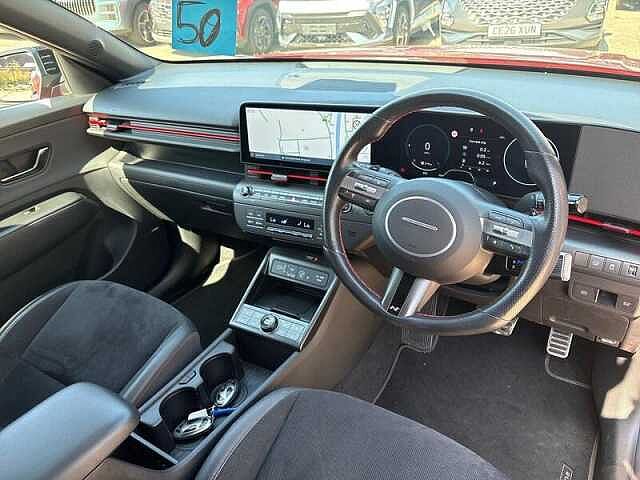 Hyundai KONA 1.6h-GDi Hybrid N Line S 5dr Automatic Red