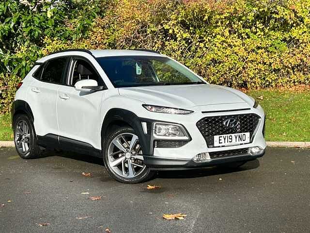 Hyundai KONA 1.0 T-GDi Premium SUV 5dr Petrol Manual Euro 6 (s/s) (120 ps) White