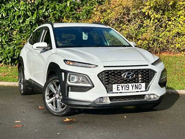 Hyundai KONA 1.0 T-GDi Premium SUV 5dr Petrol Manual Euro 6 (s/s) (120 ps) White
