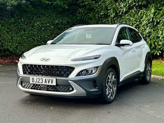 Hyundai KONA 1.6 h-GDi Ultimate SUV 5dr Petrol Hybrid DCT Euro 6 (s/s) (141 ps) White