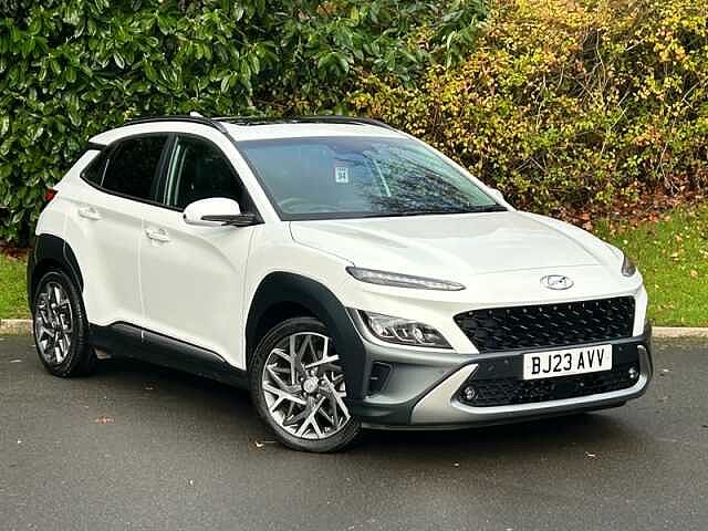 Hyundai KONA 1.6 h-GDi Ultimate SUV 5dr Petrol Hybrid DCT Euro 6 (s/s) (141 ps) White