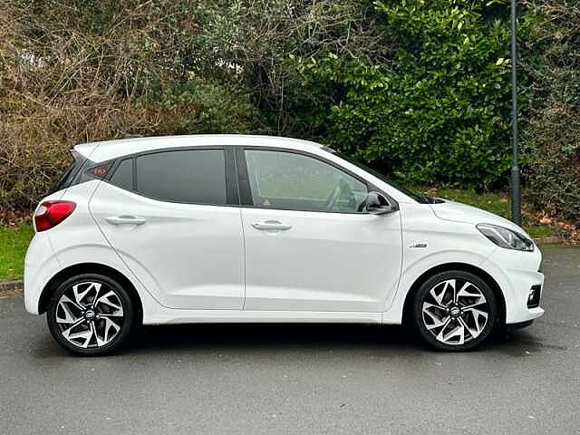 Hyundai I10 1.0 T-GDi N Line Hatchback 5dr Petrol Manual Euro 6 (s/s) (100 ps) White