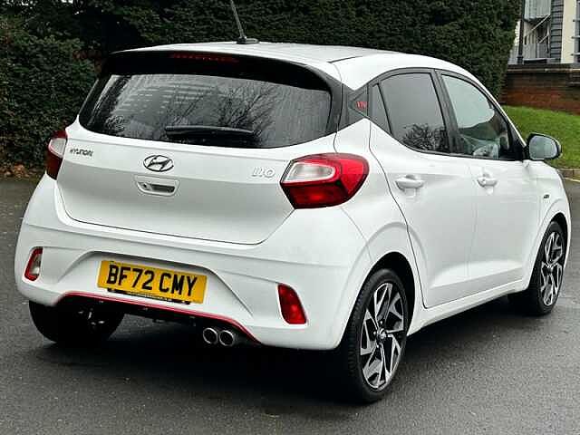 Hyundai I10 1.0 T-GDi N Line Hatchback 5dr Petrol Manual Euro 6 (s/s) (100 ps) White