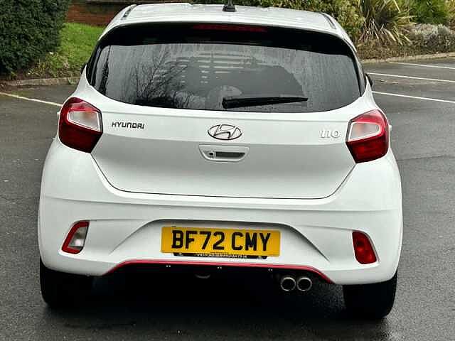 Hyundai I10 1.0 T-GDi N Line Hatchback 5dr Petrol Manual Euro 6 (s/s) (100 ps) White