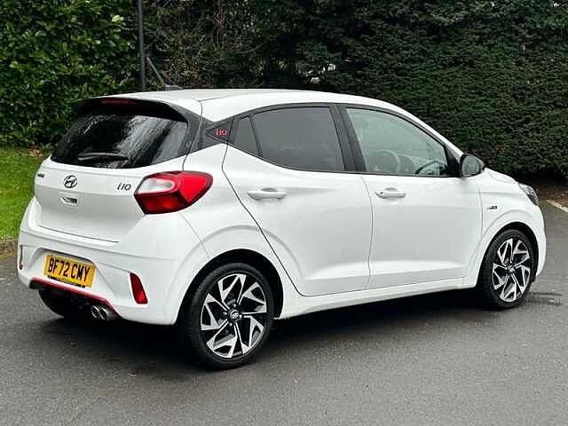 Hyundai I10 1.0 T-GDi N Line Hatchback 5dr Petrol Manual Euro 6 (s/s) (100 ps) White