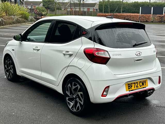 Hyundai I10 1.0 T-GDi N Line Hatchback 5dr Petrol Manual Euro 6 (s/s) (100 ps) White