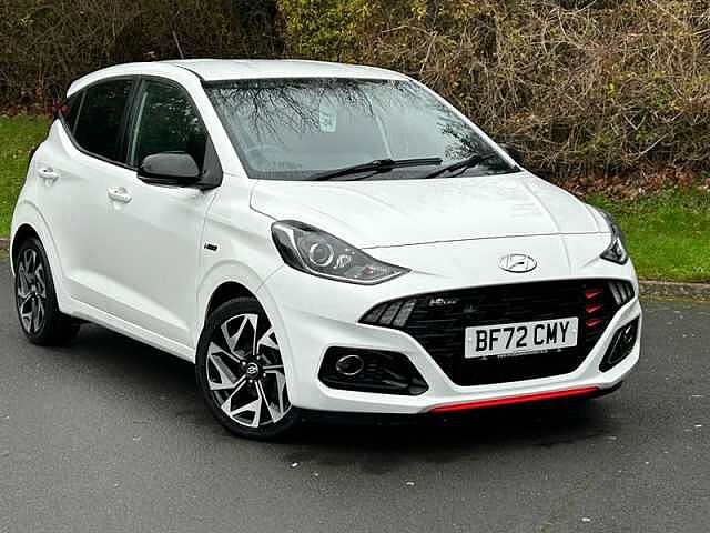 Hyundai I10 1.0 T-GDi N Line Hatchback 5dr Petrol Manual Euro 6 (s/s) (100 ps) White