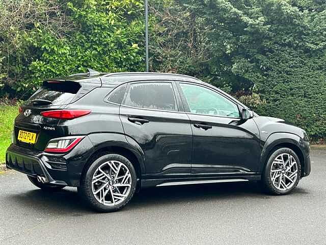 Hyundai KONA 1.0 T-GDi MHEV N Line SUV 5dr Petrol Hybrid Manual Euro 6 (s/s) (120 ps) Black