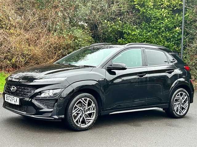 Hyundai KONA 1.0 T-GDi MHEV N Line SUV 5dr Petrol Hybrid Manual Euro 6 (s/s) (120 ps) Black