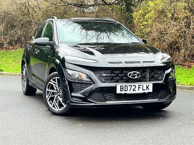 Hyundai KONA 1.0 T-GDi MHEV N Line SUV 5dr Petrol Hybrid Manual Euro 6 (s/s) (120 ps) Black