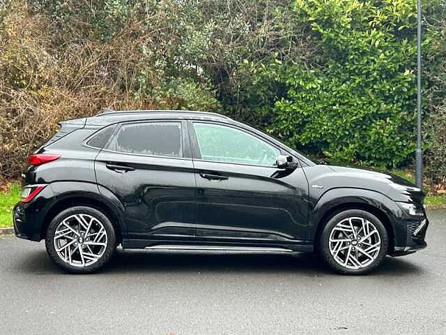 Hyundai KONA 1.0 T-GDi MHEV N Line SUV 5dr Petrol Hybrid Manual Euro 6 (s/s) (120 ps) Black
