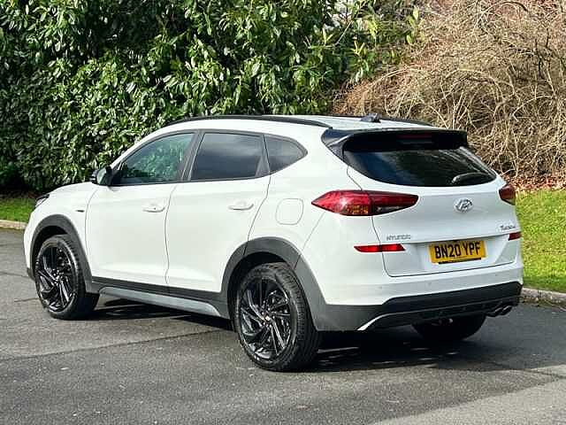Hyundai TUCSON 1.6 T-GDi N Line SUV 5dr Petrol Manual Euro 6 (s/s) (177 ps) White