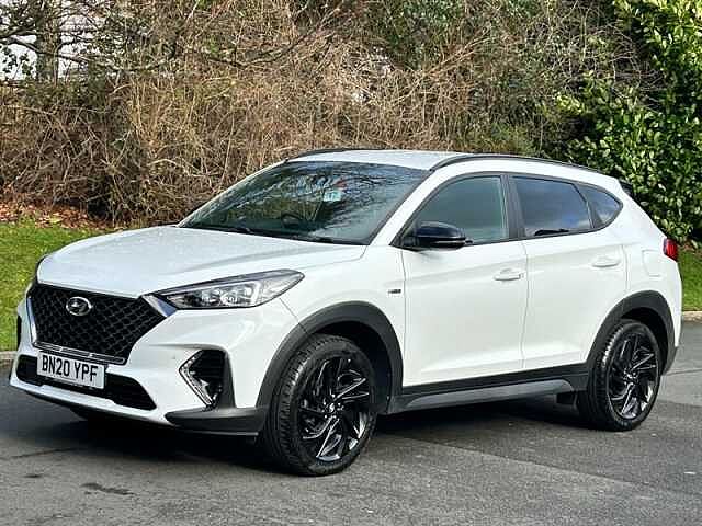 Hyundai TUCSON 1.6 T-GDi N Line SUV 5dr Petrol Manual Euro 6 (s/s) (177 ps) White