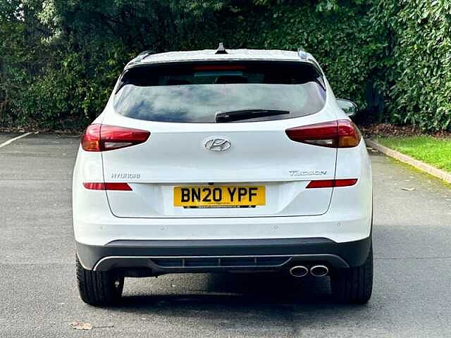 Hyundai TUCSON 1.6 T-GDi N Line SUV 5dr Petrol Manual Euro 6 (s/s) (177 ps) White