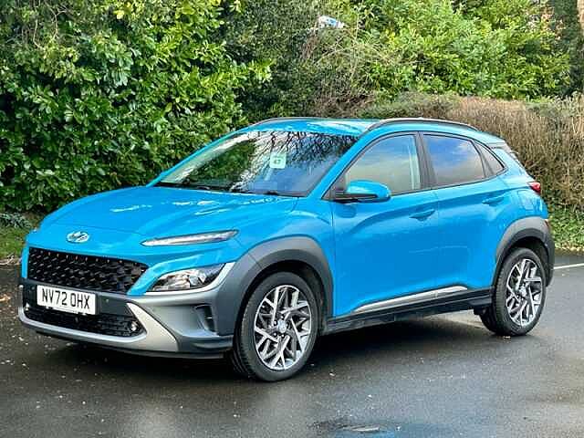 Hyundai KONA 1.6 h-GDi Premium SUV 5dr Petrol Hybrid DCT Euro 6 (s/s) (141 ps) Blue