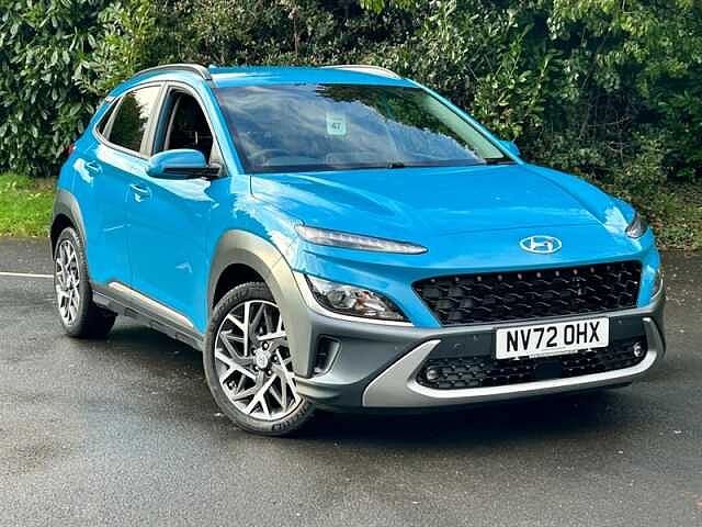 Hyundai KONA 1.6 h-GDi Premium SUV 5dr Petrol Hybrid DCT Euro 6 (s/s) (141 ps) Blue