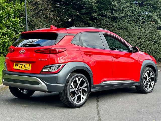 Hyundai KONA 1.0 T-GDi MHEV Premium SUV 5dr Petrol Hybrid Manual Euro 6 (s/s) (120 ps) Red