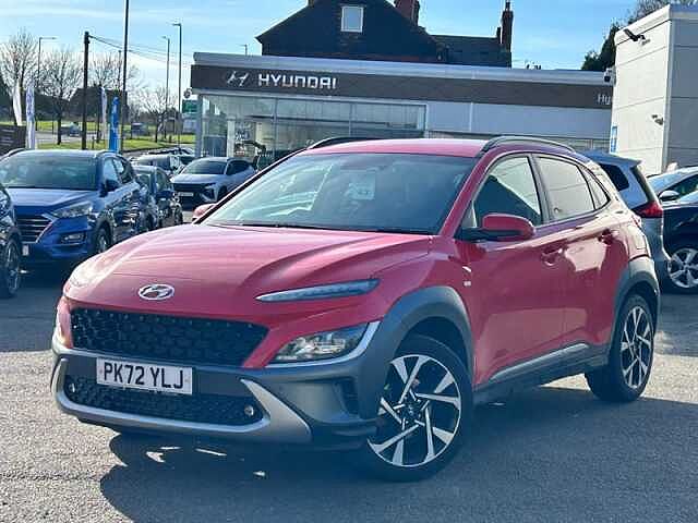 Hyundai KONA 1.0 T-GDi MHEV Premium SUV 5dr Petrol Hybrid Manual Euro 6 (s/s) (120 ps) Red