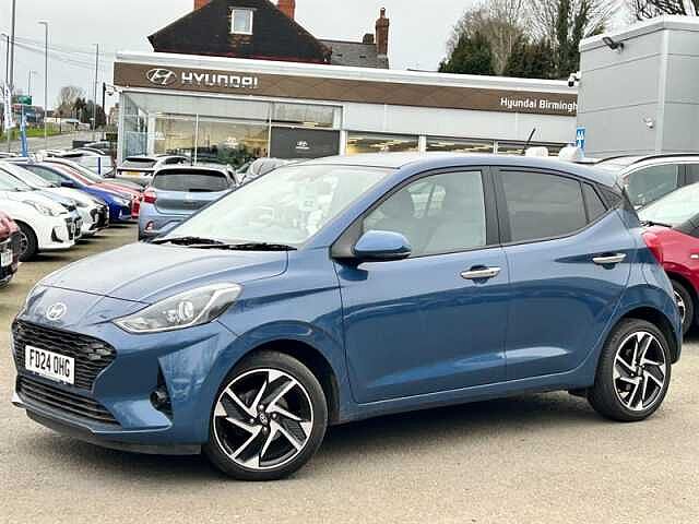 Hyundai I10 1.0 Premium Hatchback 5dr Petrol Auto Euro 6 (s/s) (63 ps) Blue