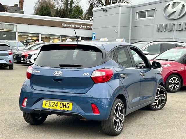 Hyundai I10 1.0 Premium Hatchback 5dr Petrol Auto Euro 6 (s/s) (63 ps) Blue