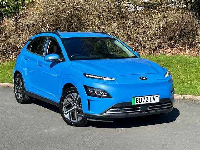 Hyundai KONA 64kWh Premium SUV 5dr Electric Auto (10.5kW Charger) (204 ps) Blue