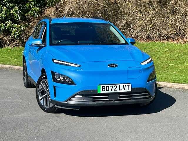 Hyundai KONA 64kWh Premium SUV 5dr Electric Auto (10.5kW Charger) (204 ps) Blue
