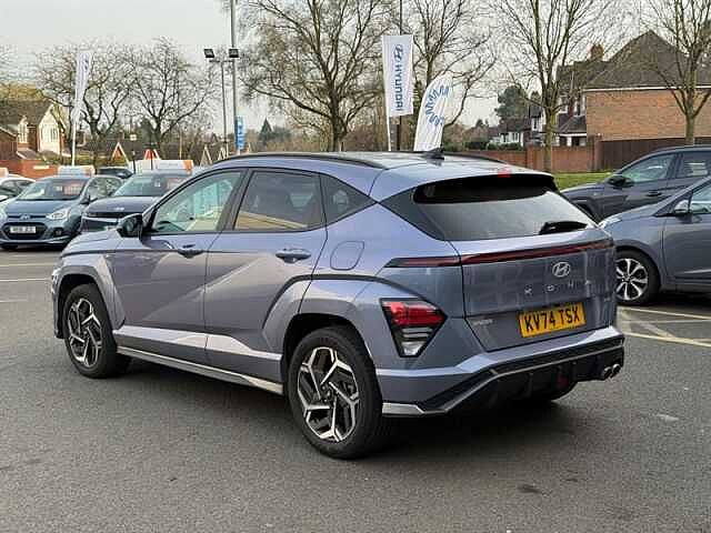 Hyundai KONA 1.6 h-GDi N Line S SUV 5dr Petrol Hybrid DCT Euro 6 (s/s) (141 ps) Blue