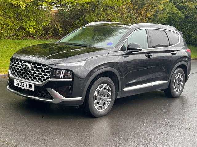 Hyundai SANTA FE 1.6 h T-GDi Premium SUV 5dr Petrol Hybrid Auto 4WD Euro 6 (s/s) (230 ps) Black