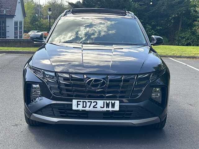 Hyundai TUCSON 1.6 h T-GDi N Line S SUV 5dr Petrol Hybrid Auto Euro 6 (s/s) (230 ps) Black