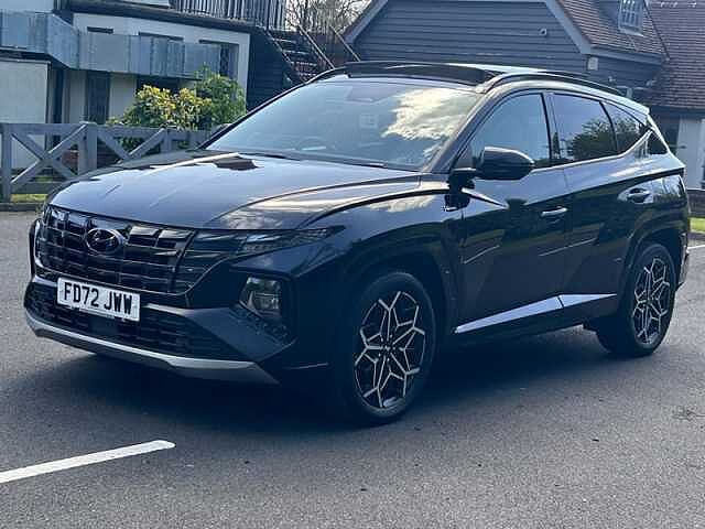 Hyundai TUCSON 1.6 h T-GDi N Line S SUV 5dr Petrol Hybrid Auto Euro 6 (s/s) (230 ps) Black
