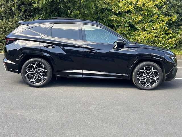 Hyundai TUCSON 1.6 h T-GDi N Line S SUV 5dr Petrol Hybrid Auto Euro 6 (s/s) (230 ps) Black
