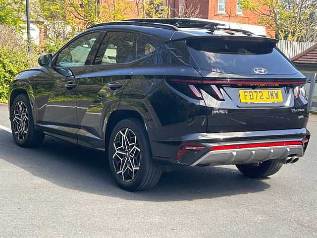 Hyundai TUCSON 1.6 h T-GDi N Line S SUV 5dr Petrol Hybrid Auto Euro 6 (s/s) (230 ps) Black