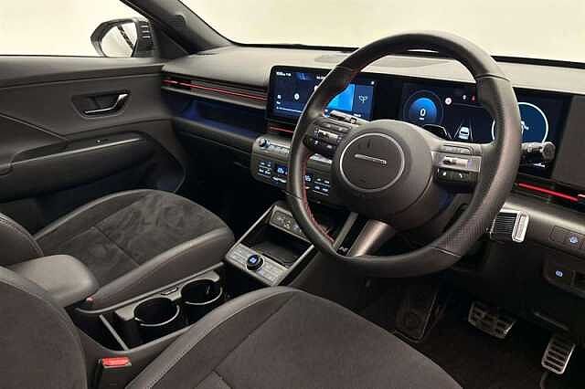 Hyundai KONA 1.6 h-GDi N Line S SUV 5dr Petrol Hybrid DCT Euro 6 (s/s) (129 ps) Grey