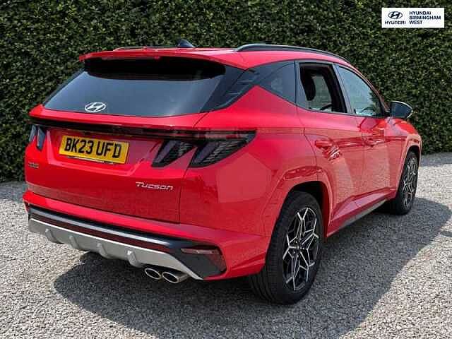 Hyundai TUCSON 1.6 T-GDi N Line S SUV 5dr Petrol Manual Euro 6 (s/s) (150 ps) Red
