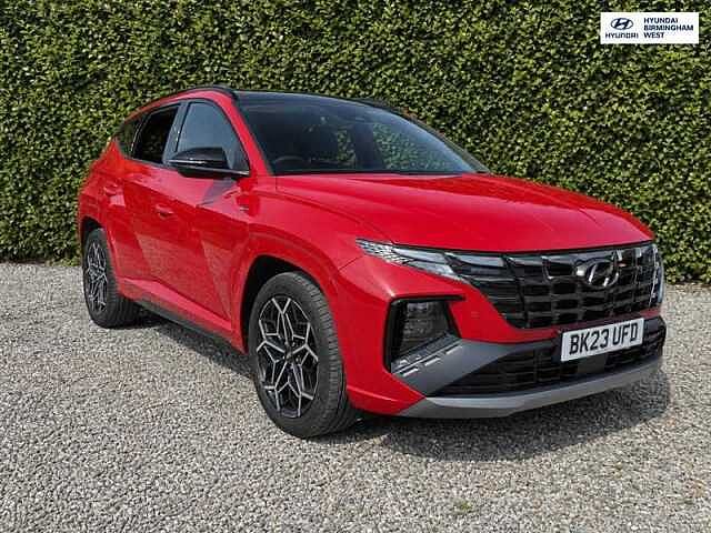 Hyundai TUCSON 1.6 T-GDi N Line S SUV 5dr Petrol Manual Euro 6 (s/s) (150 ps) Red