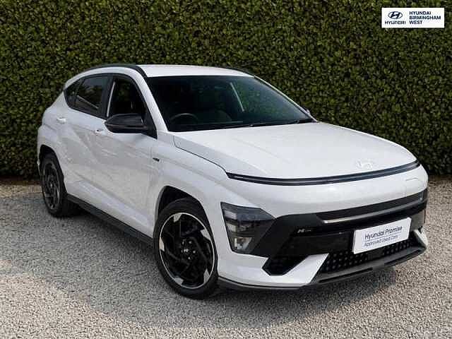 Hyundai KONA 65.4kWh N Line SUV 5dr Electric Auto (218 ps) White