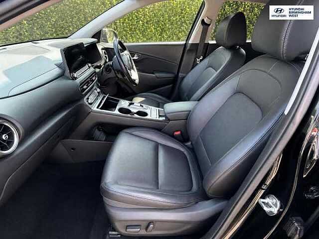Hyundai KONA 64kWh Ultimate SUV 5dr Electric Auto (10.5kW Charger) (204 ps) Black
