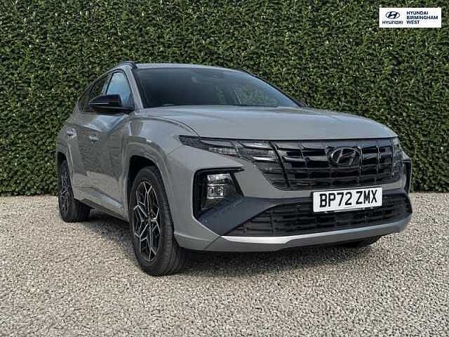 Hyundai TUCSON 1.6 h T-GDi N Line SUV 5dr Petrol Hybrid Auto Euro 6 (s/s) (230 ps) Grey