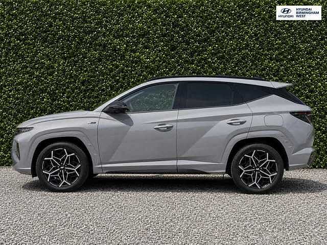 Hyundai TUCSON 1.6 h T-GDi N Line SUV 5dr Petrol Hybrid Auto Euro 6 (s/s) (230 ps) Grey