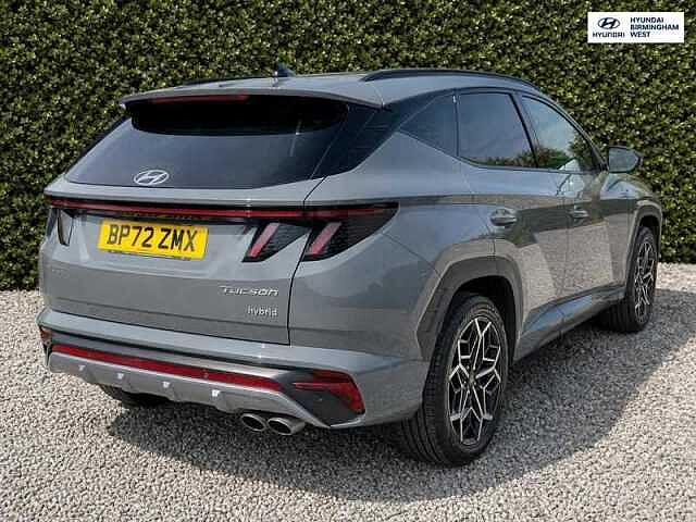 Hyundai TUCSON 1.6 h T-GDi N Line SUV 5dr Petrol Hybrid Auto Euro 6 (s/s) (230 ps) Grey