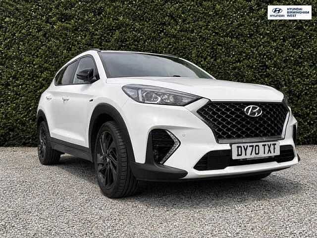 Hyundai TUCSON 1.6 T-GDi N Line SUV 5dr Petrol DCT Euro 6 (s/s) (177 ps) White