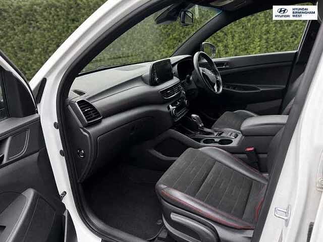 Hyundai TUCSON 1.6 T-GDi N Line SUV 5dr Petrol DCT Euro 6 (s/s) (177 ps) White