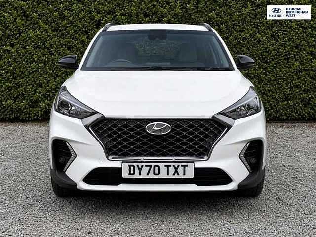 Hyundai TUCSON 1.6 T-GDi N Line SUV 5dr Petrol DCT Euro 6 (s/s) (177 ps) White