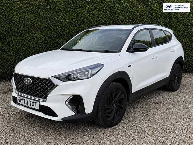 Hyundai TUCSON 1.6 T-GDi N Line SUV 5dr Petrol DCT Euro 6 (s/s) (177 ps) White