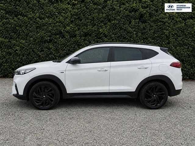 Hyundai TUCSON 1.6 T-GDi N Line SUV 5dr Petrol DCT Euro 6 (s/s) (177 ps) White