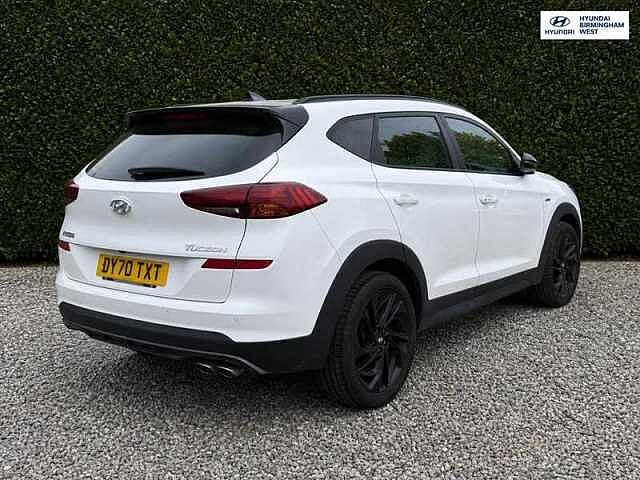 Hyundai TUCSON 1.6 T-GDi N Line SUV 5dr Petrol DCT Euro 6 (s/s) (177 ps) White
