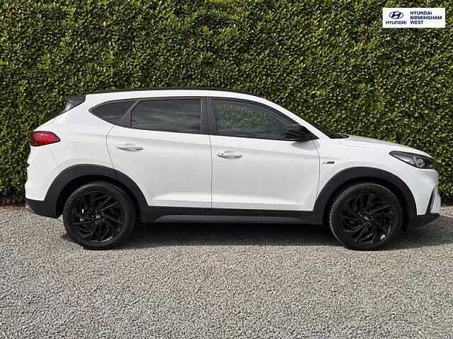 Hyundai TUCSON 1.6 T-GDi N Line SUV 5dr Petrol DCT Euro 6 (s/s) (177 ps) White