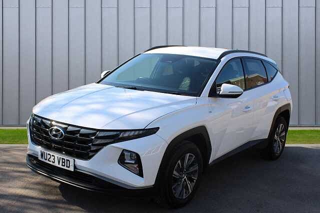 Hyundai TUCSON 1.6 T-GDi MHEV SE Connect DCT Euro 6 (s/s) 5dr White